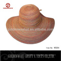 Promocionales Mixed colors Ladies 'Straw trenzado Sombreros